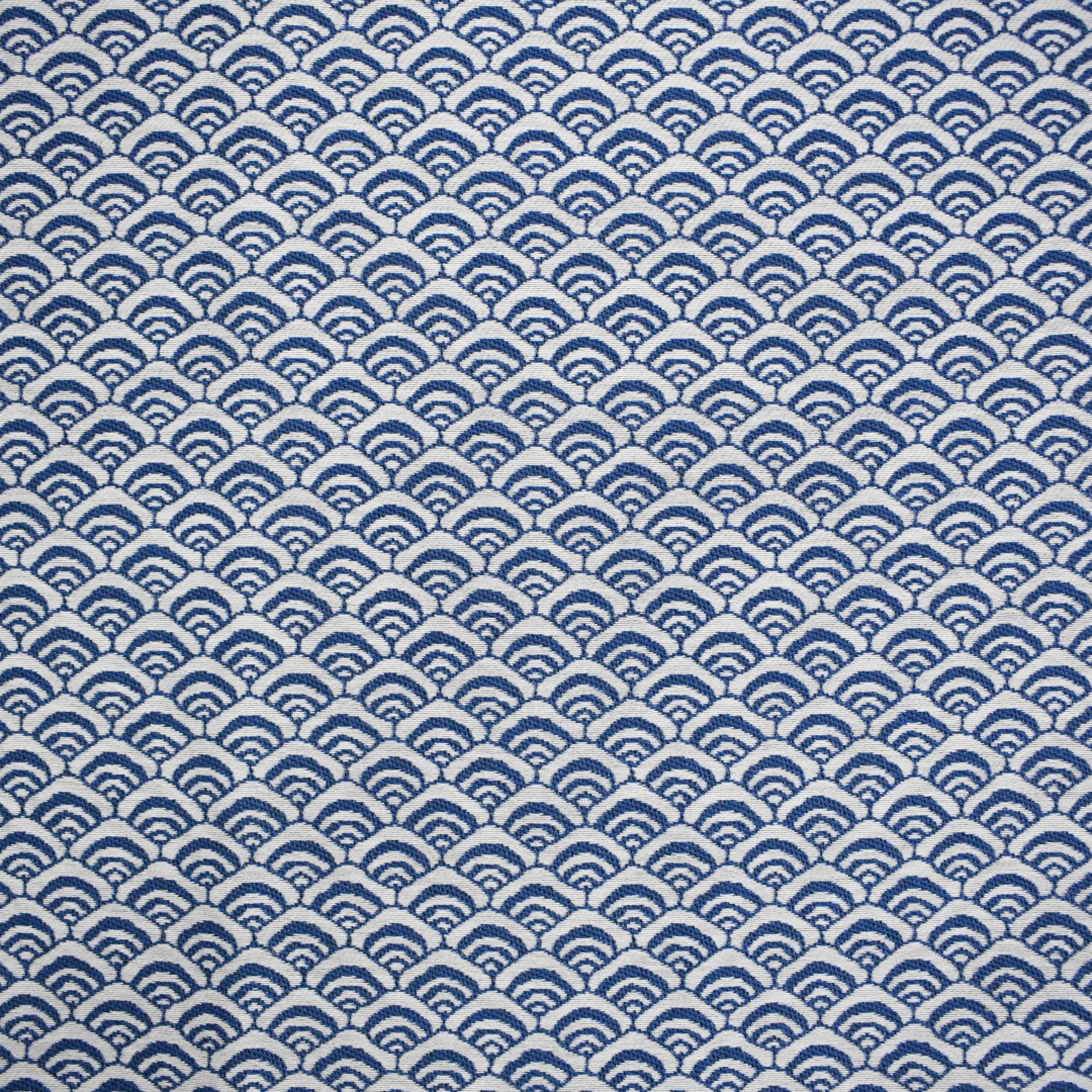 Blue upholstery fabric