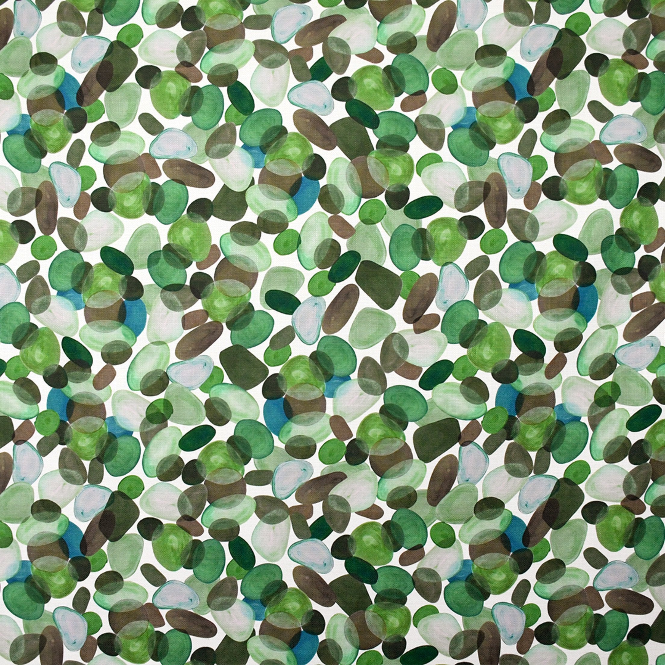 Green upholstery fabric