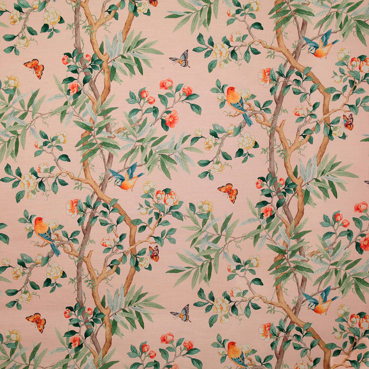 Pink upholstery fabric