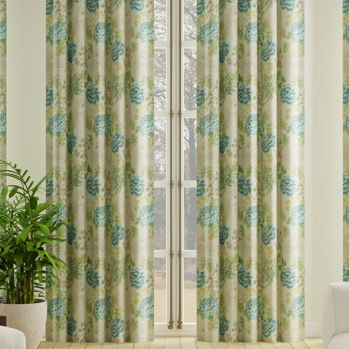 Blue upholstery fabric