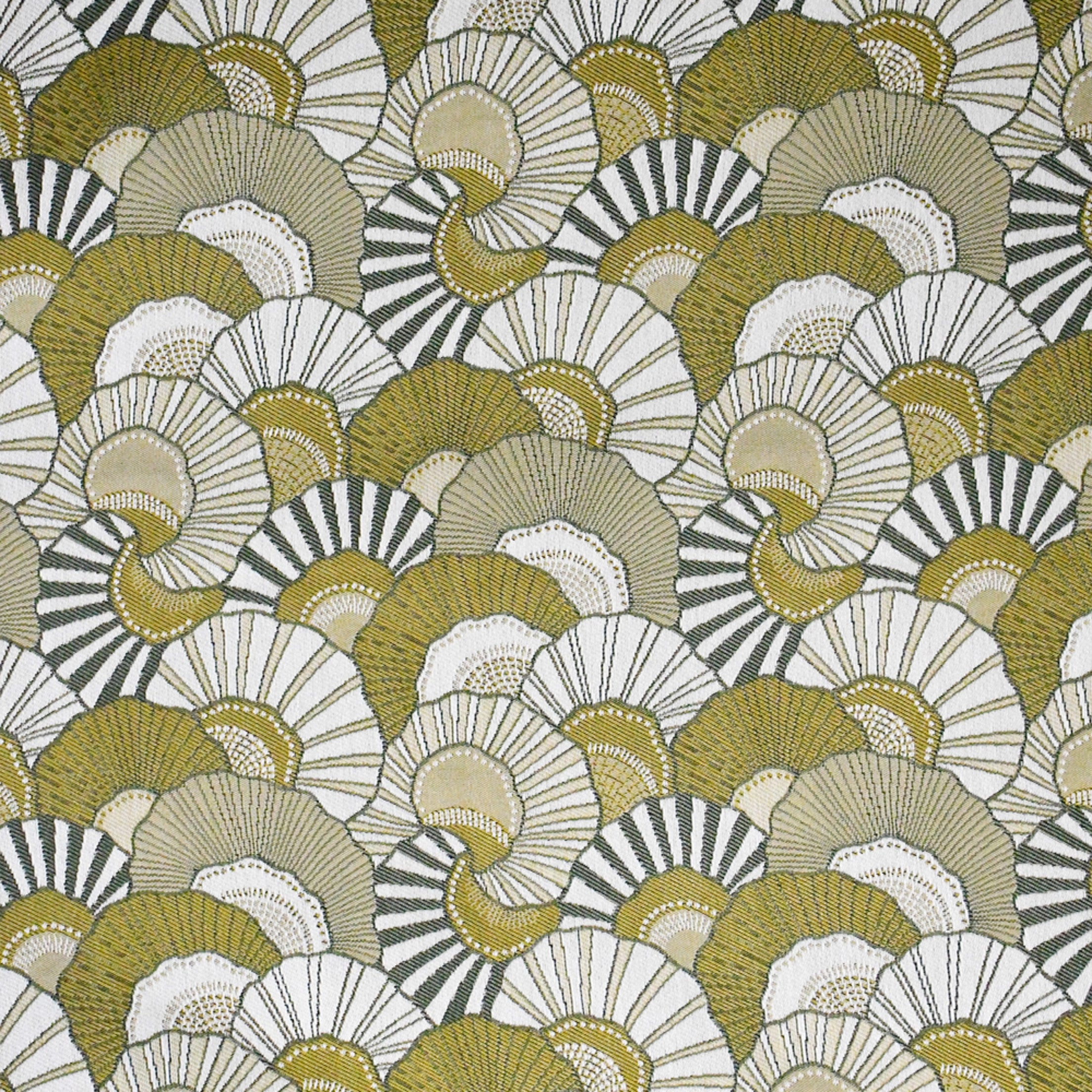 Green upholstery fabric