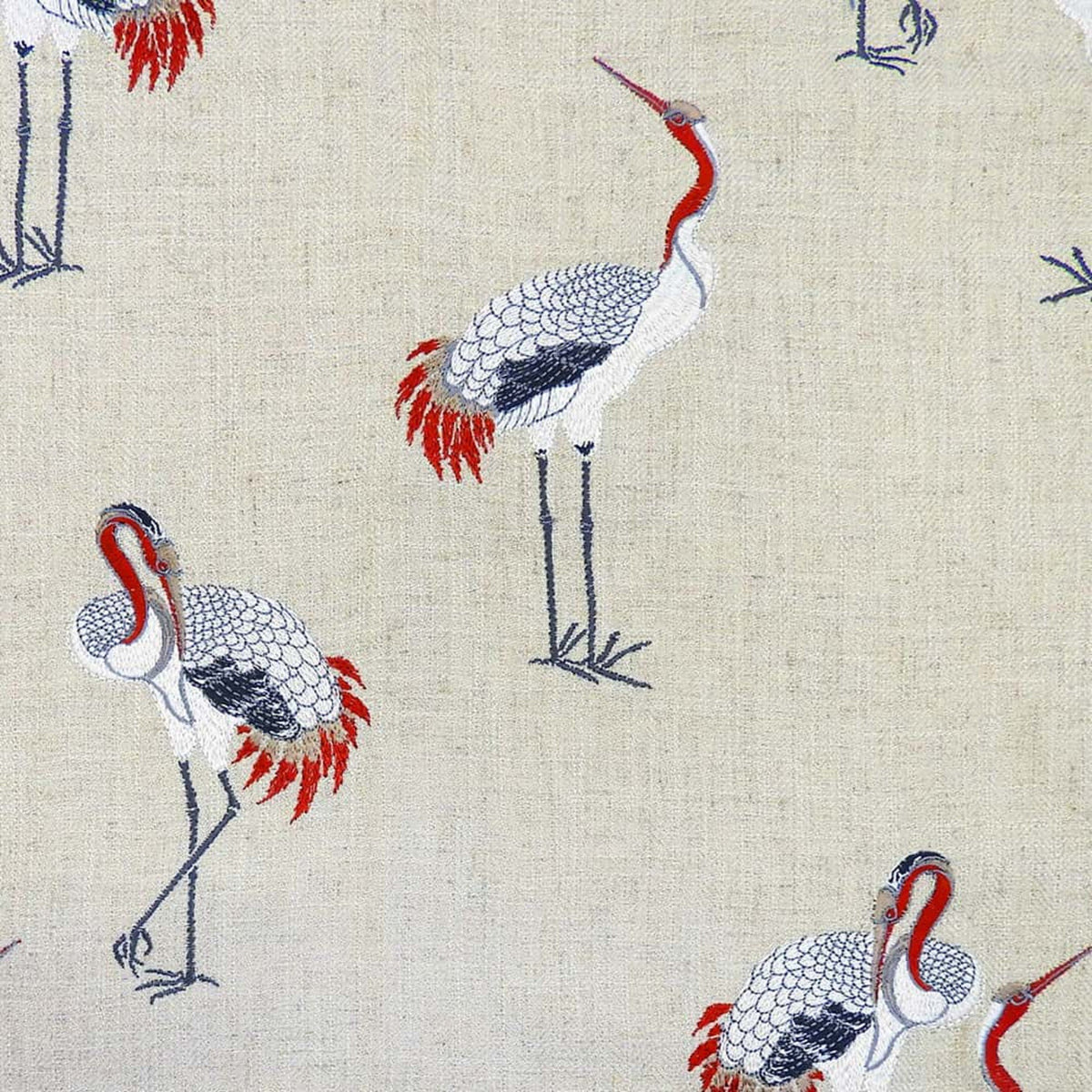 Red upholstery fabric