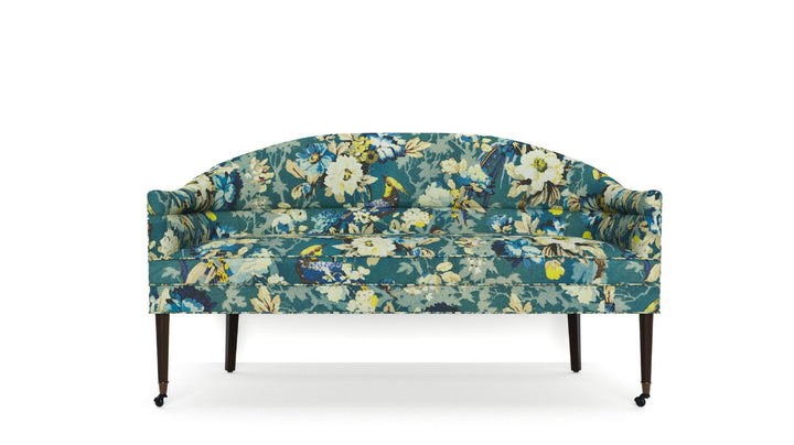 Blue upholstery fabric