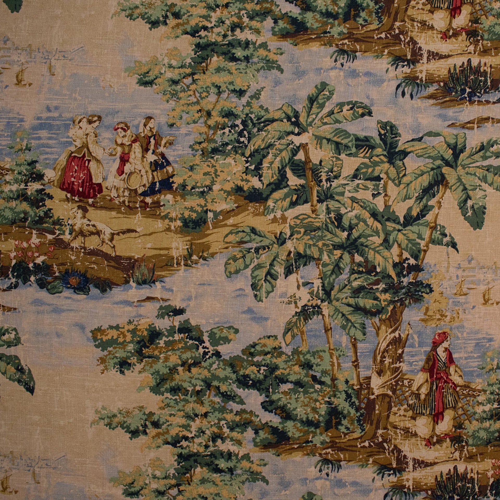 Navy upholstery fabric