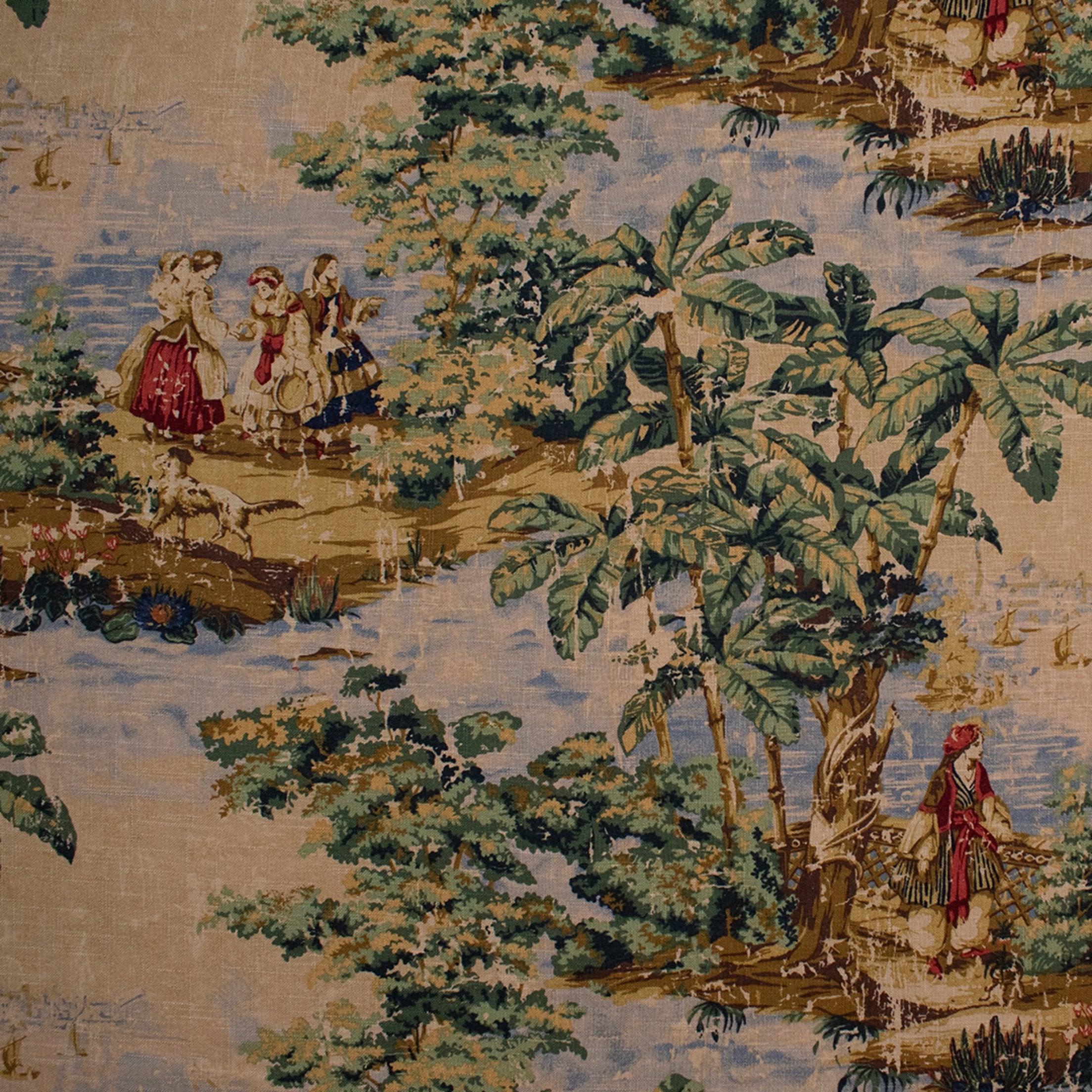 Navy upholstery fabric