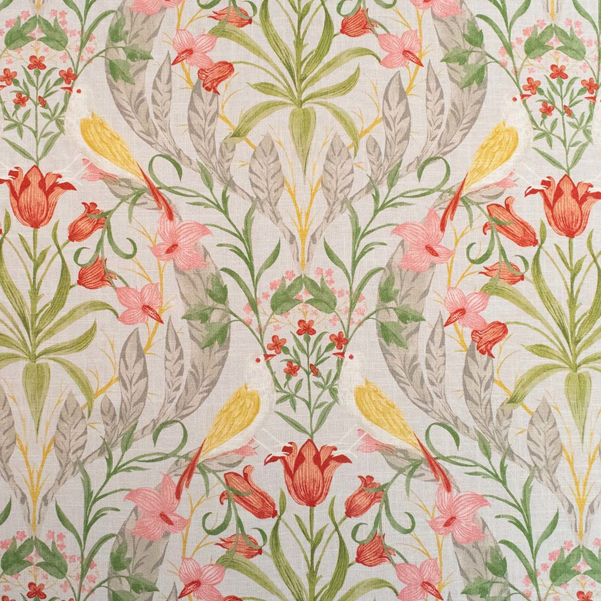 Red upholstery fabric