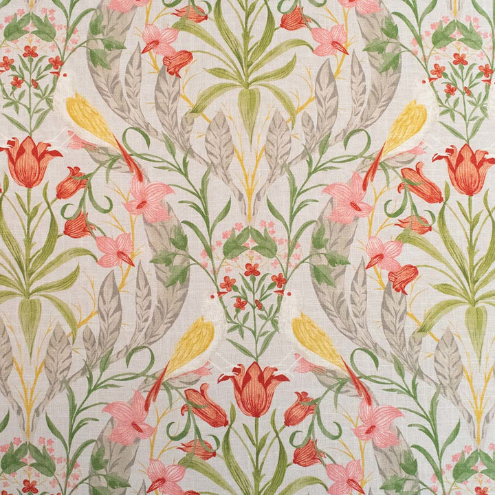 Red upholstery fabric