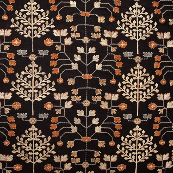 Orange upholstery fabric