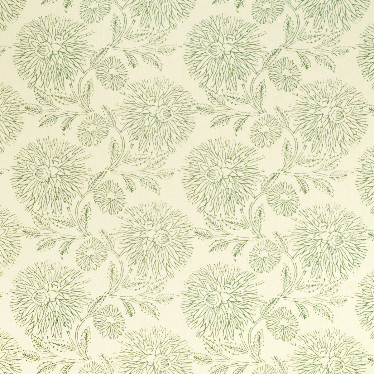 Green upholstery fabric