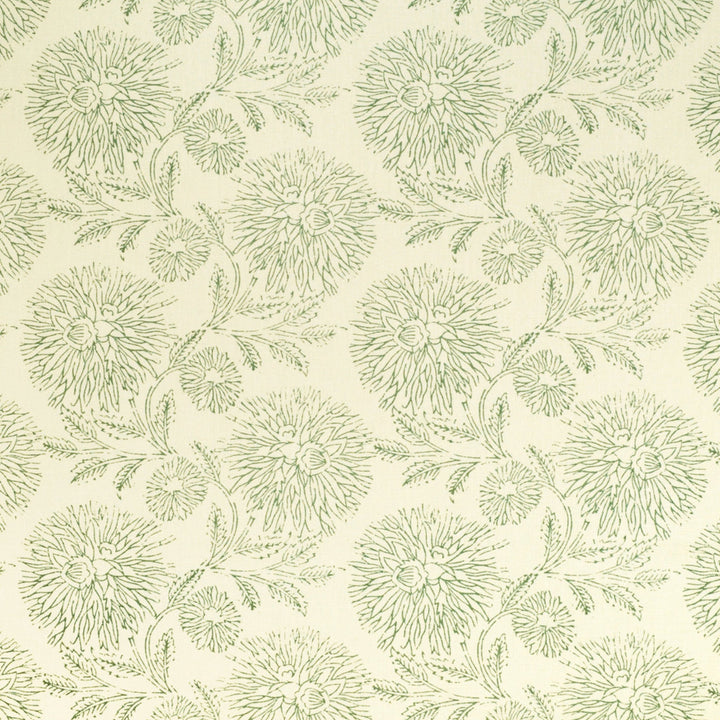 Green upholstery fabric