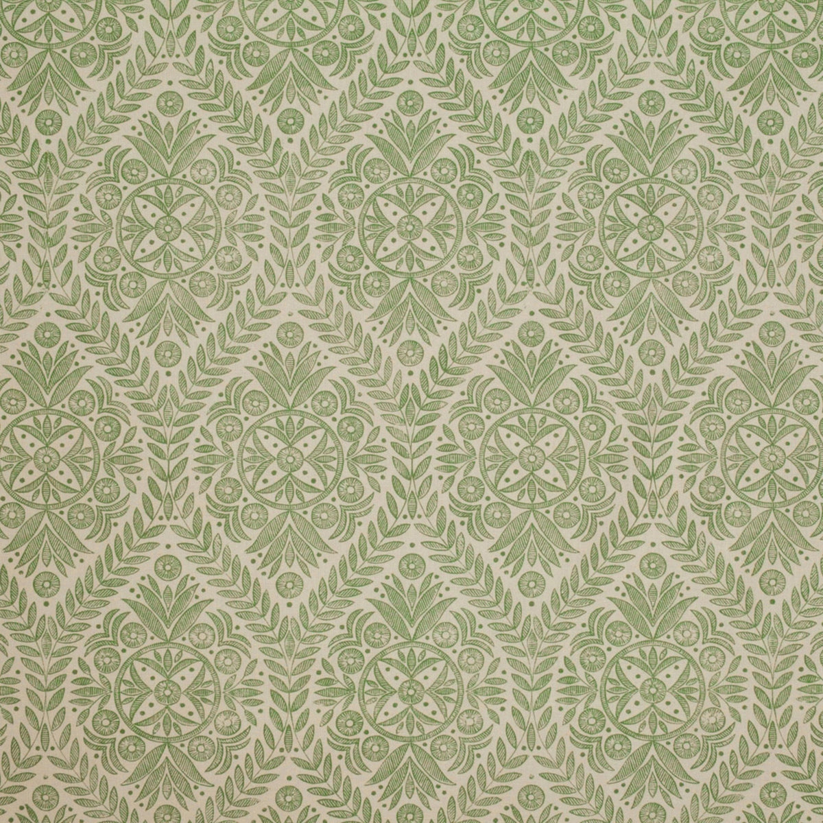 Green upholstery fabric