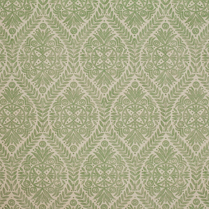 Green upholstery fabric