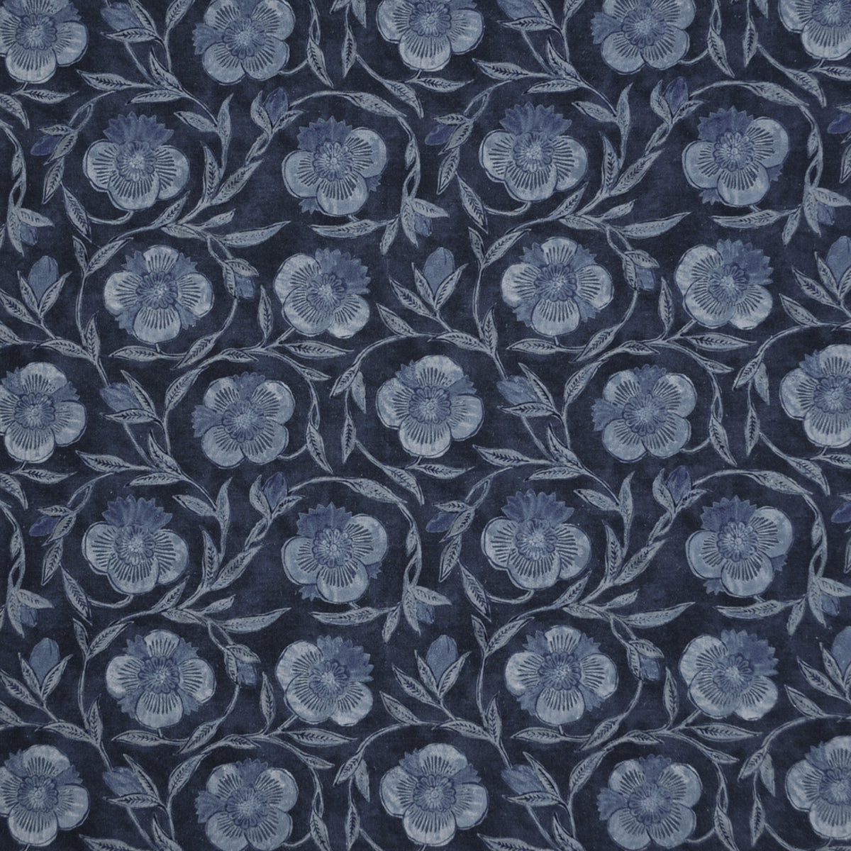 Blue upholstery fabric