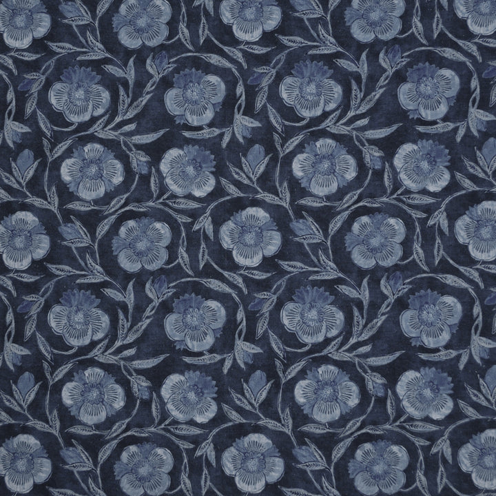 Blue upholstery fabric