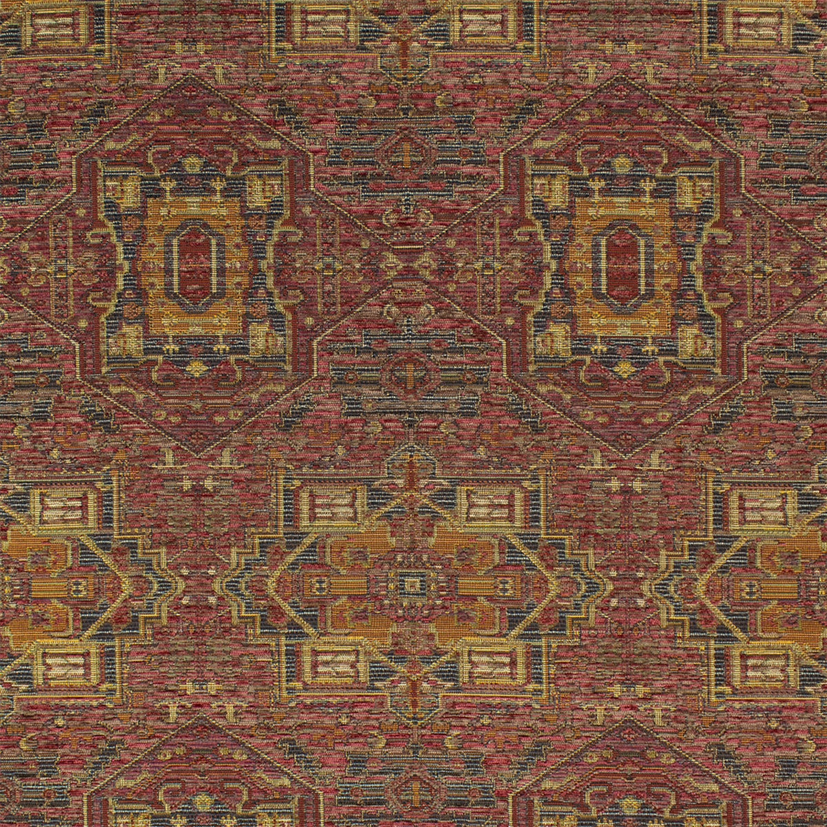 Red upholstery fabric