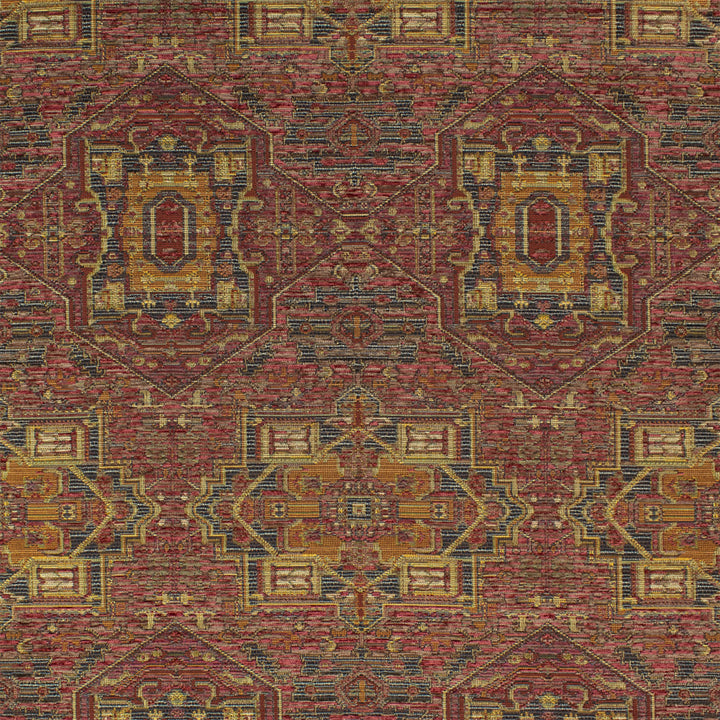 Red upholstery fabric