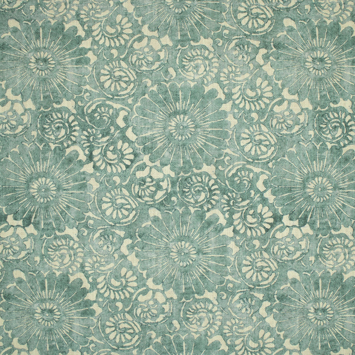 Teal upholstery fabric