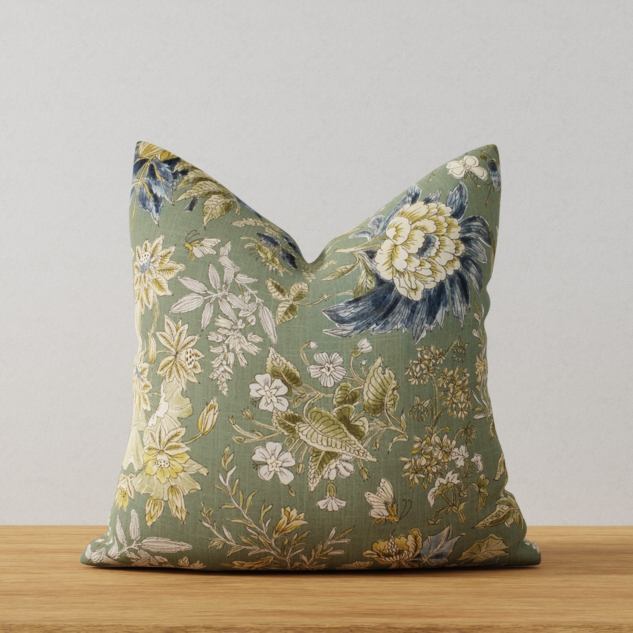 Blue upholstery fabric