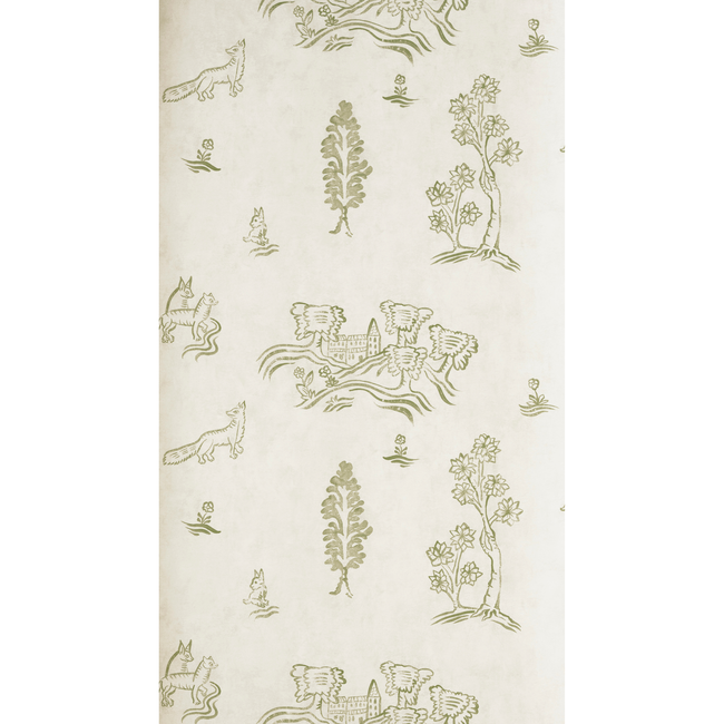 KRAVET COUTURE ANDREW MARTIN KIT KEMP WYCHWOOD - BASIL GREEN AMW10057.3.0