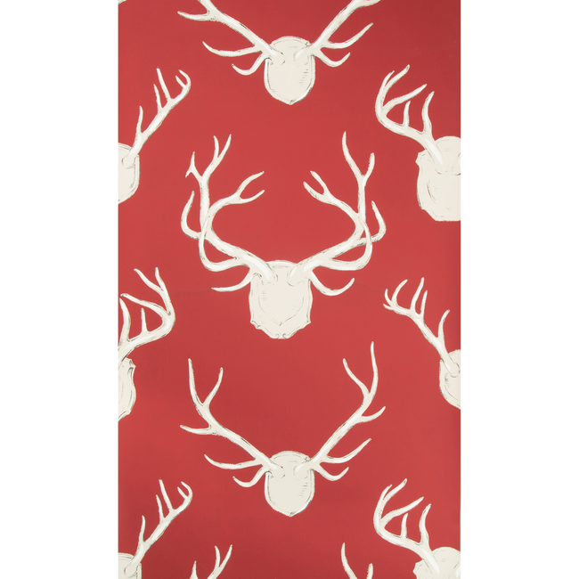 LEE JOFA ANTLERS PAPER - RED P2017102.19.0