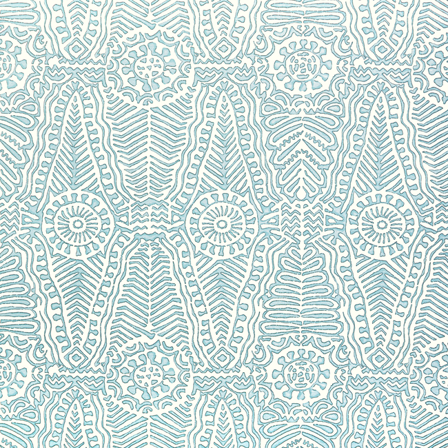 LEE JOFA AVONDALE WALLPAPER DRAYTON PAPER - AEGEAN P2020112.13.0