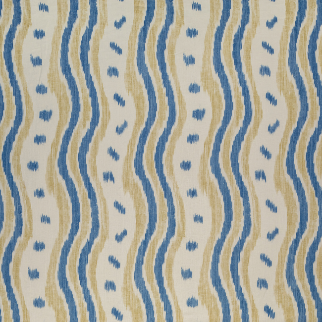 LEE JOFA BLITHFIELD IKAT STRIPE - BLUE/YELLOW BFC-3687.54.0