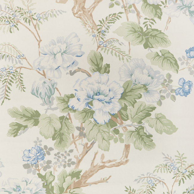 LEE JOFA LEE JOFA 200 WALLCOVERING CHINESE PEONY WP - BLUE P2023118.153.0