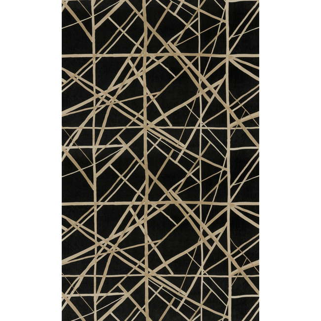 LEE JOFA MODERN KELLY WEARSTLER IV CHANNELS VELVET - ONYX/ALMOND GWF-3731.811.0