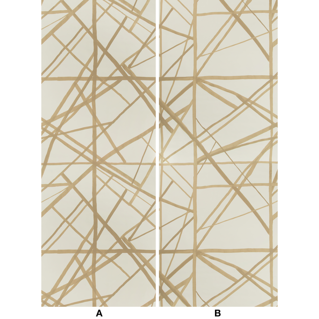LEE JOFA MODERN KELLY WEARSTLER WALLPAPERS III CHANNELS PAPER - LATTE/SUEDE GWP-3417.116.0
