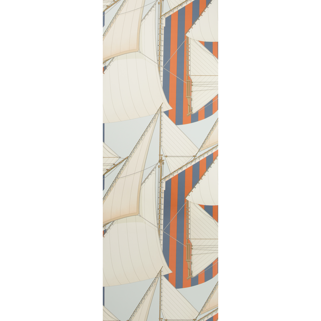 LEE JOFA SUZANNE KASLER INTERIORS THE RIVIERA COLLECTION ST TROPEZ WP - SLATE/SPICE P2018109.225.0