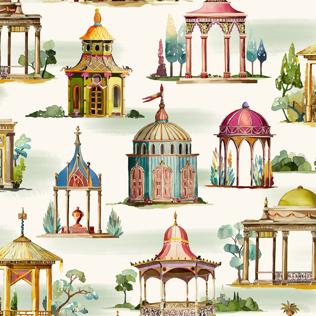 MULBERRY ICONS WALLPAPERS FOLLIES - PLUM FG093.H113.0