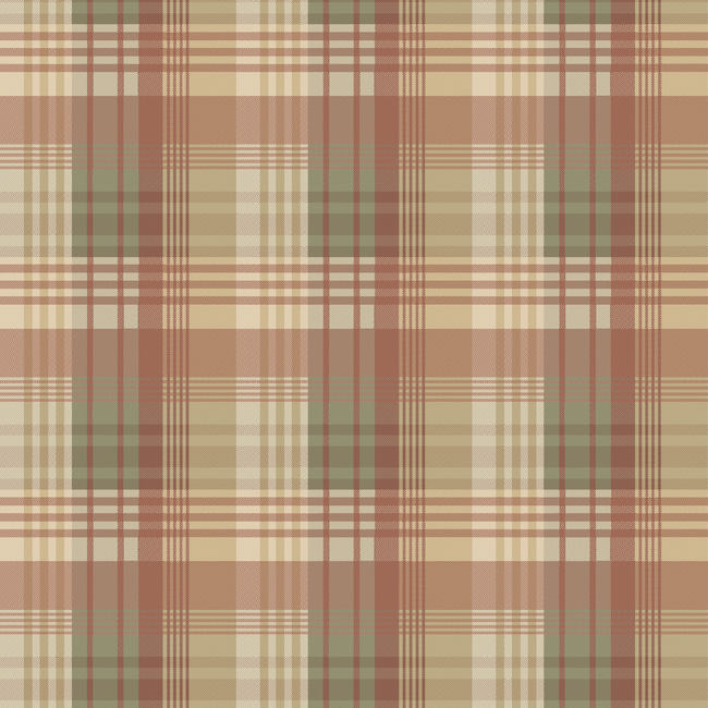 MULBERRY ICONS WALLPAPERS MULBERRY ANCIENT TARTAN - LOVAT/RED FG100.R114.0