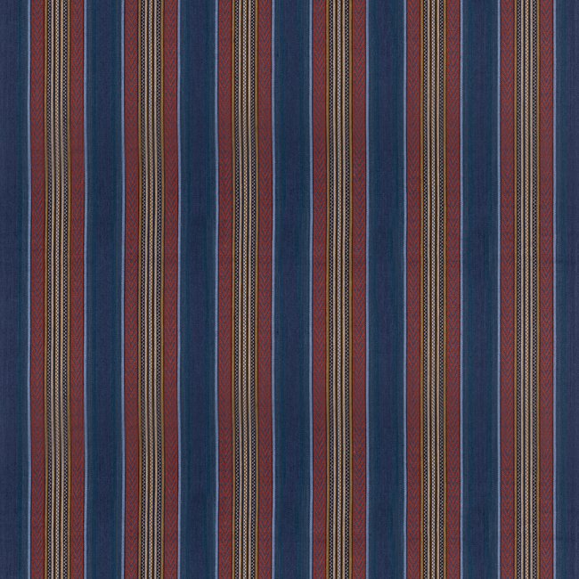 MULBERRY WESTERLY STRIPES WESTERLY STRIPE - INDIGO/RED FD827.G103.0
