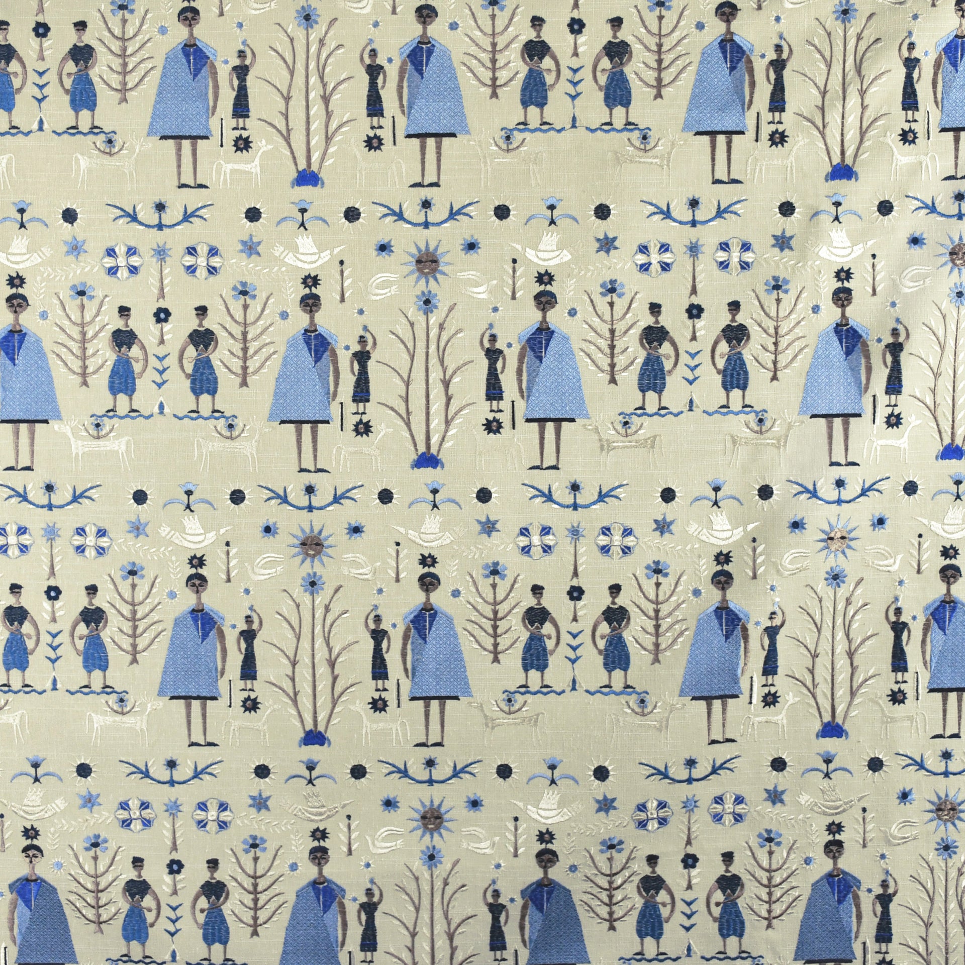 Versatile S3022 Dream Blue for upholstery, drapery, and decor accents.