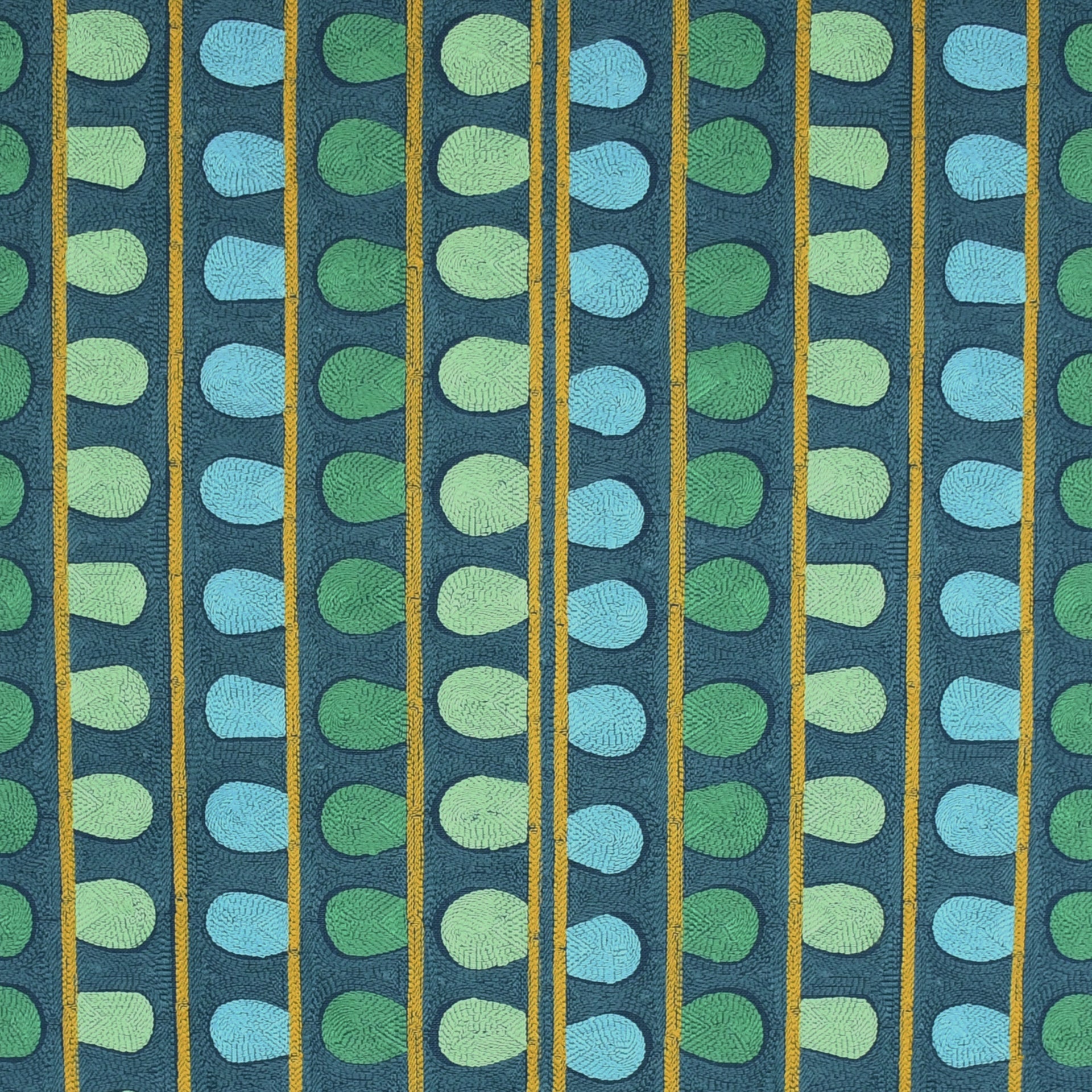 Artistic presentation of Greenhouse Fabrics fabric suited for various interior styles.