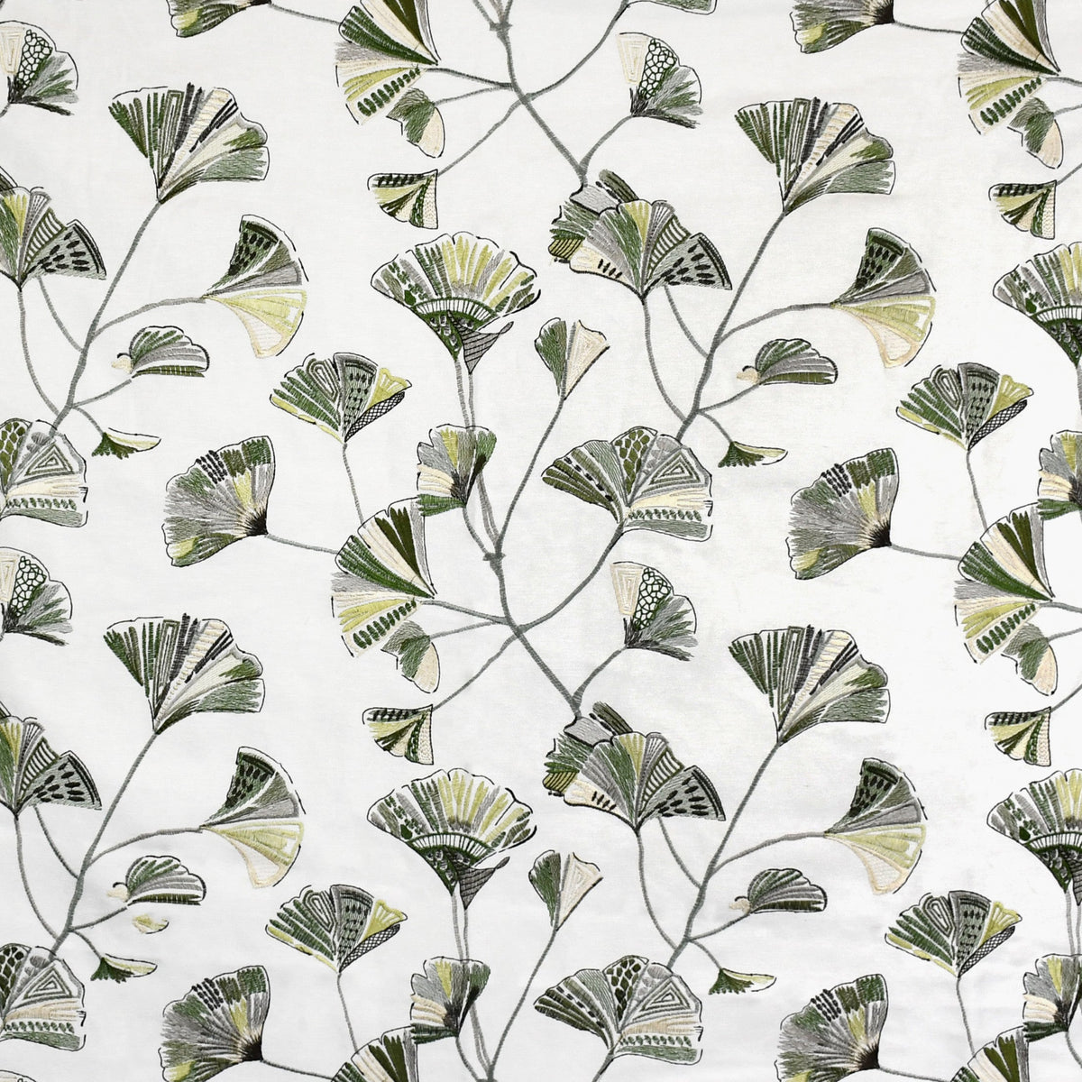 Artistic presentation of Greenhouse Fabrics fabric suited for various interior styles.