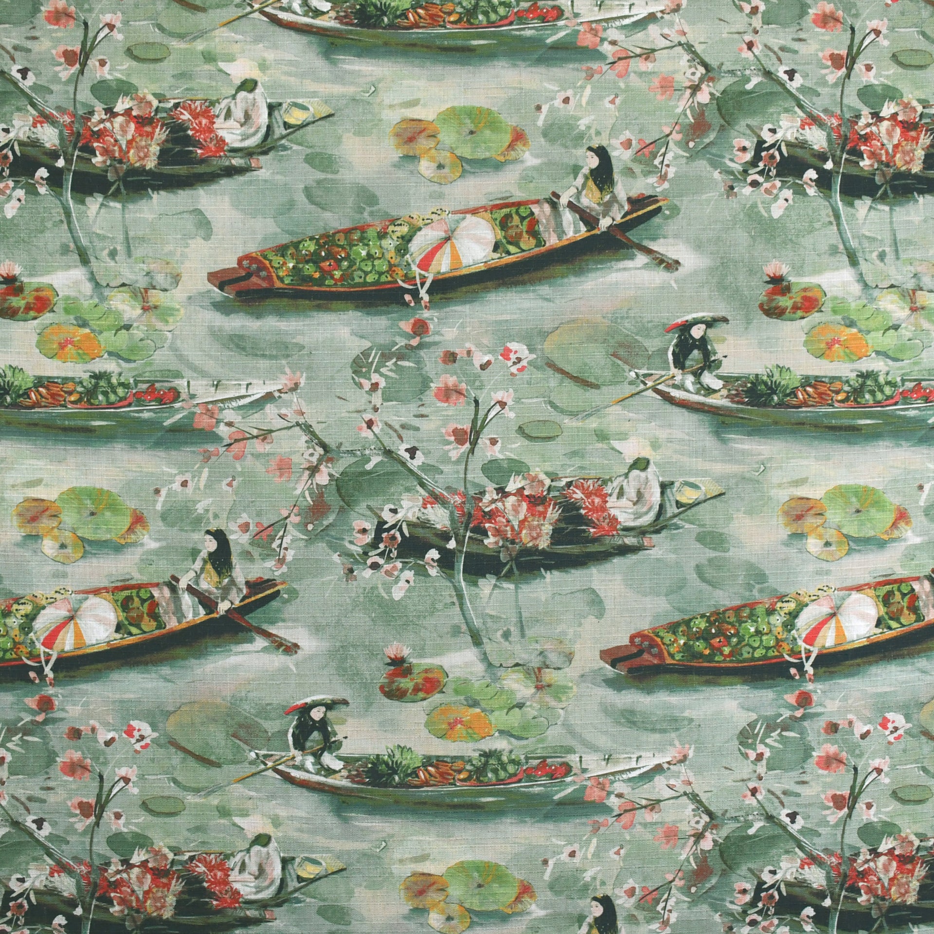 Luxurious Greenhouse Fabrics fabric close-up for enhanced home aesthetics.