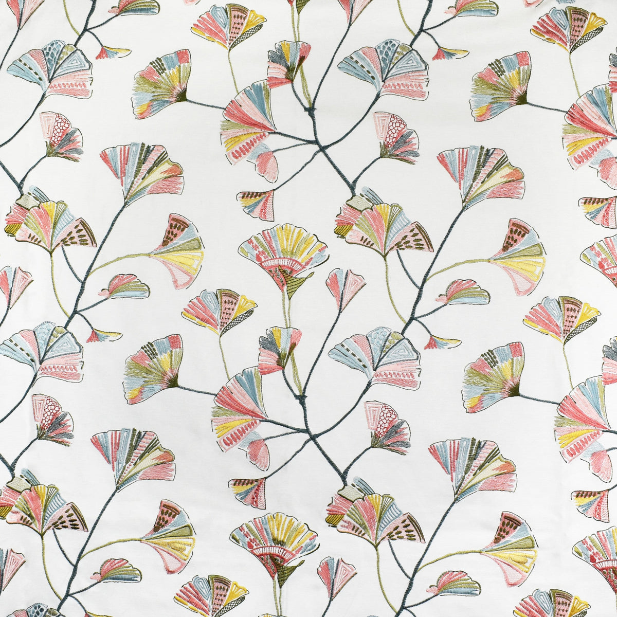 Detailed texture of Greenhouse Fabrics fabric for premium interior decor.