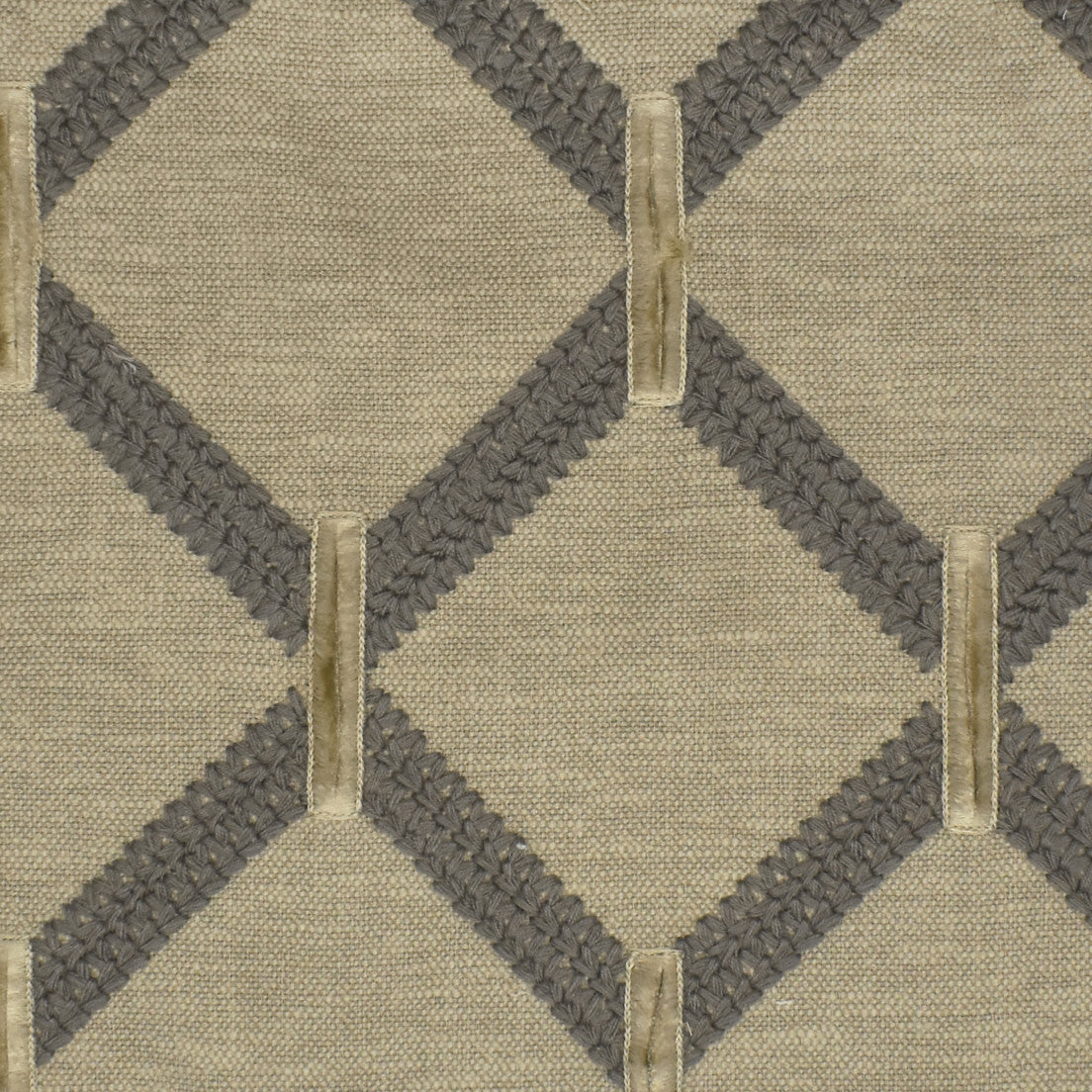 Greenhouse Fabrics S3833 Fog neutral window fabric swatch