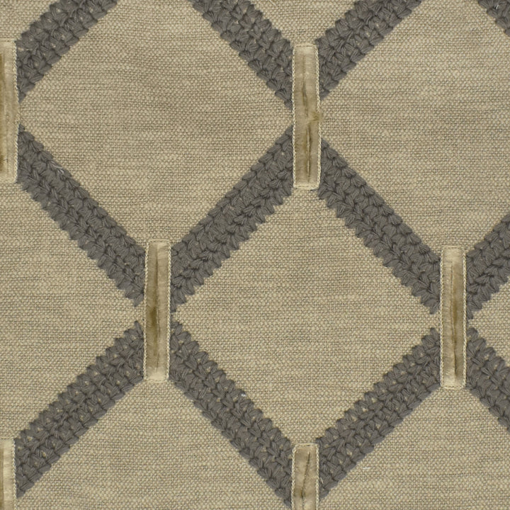 Greenhouse Fabrics S3833 Fog neutral window fabric swatch