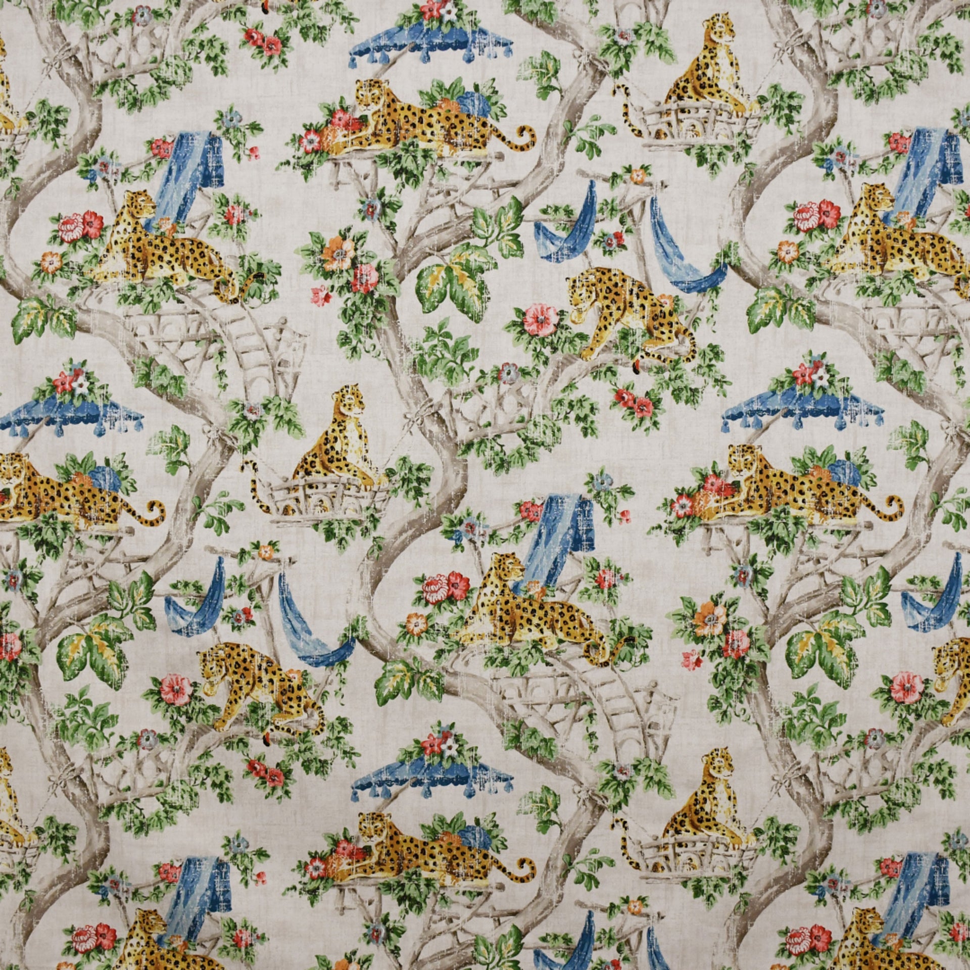 Artistic presentation of Greenhouse Fabrics fabric suited for various interior styles.