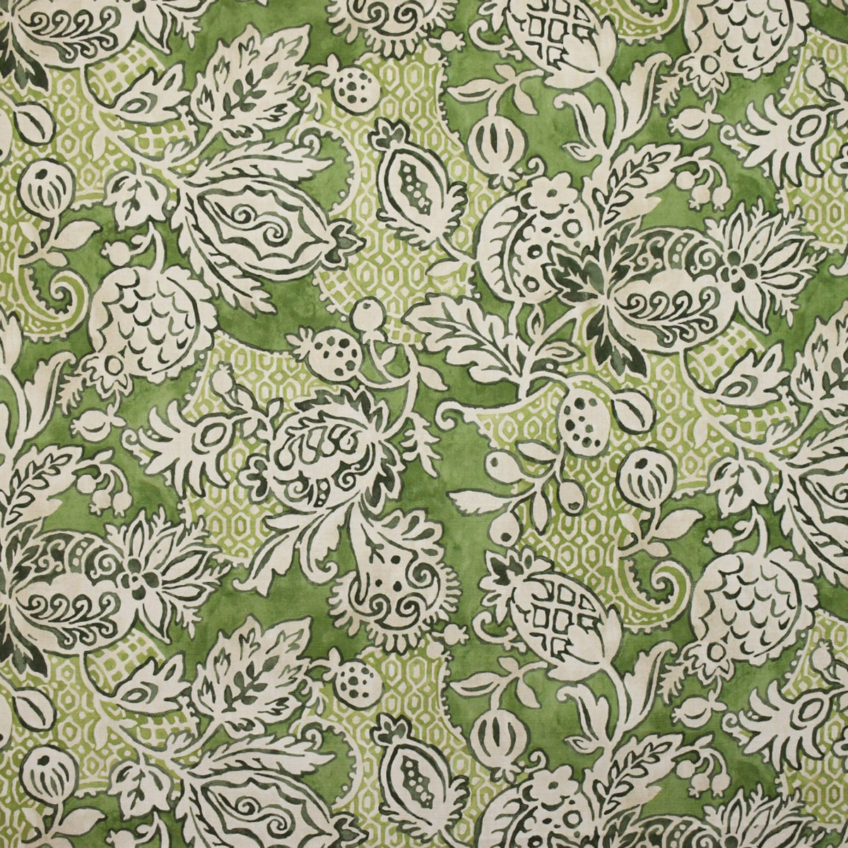 Artistic presentation of Greenhouse Fabrics fabric suited for various interior styles.