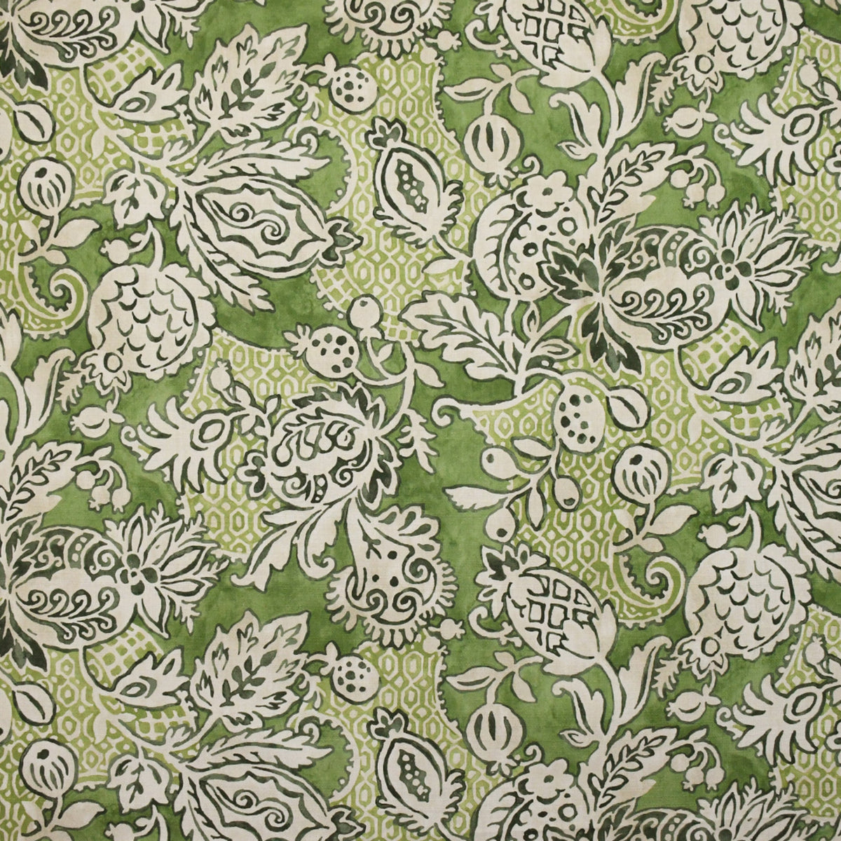 Artistic presentation of Greenhouse Fabrics fabric suited for various interior styles.