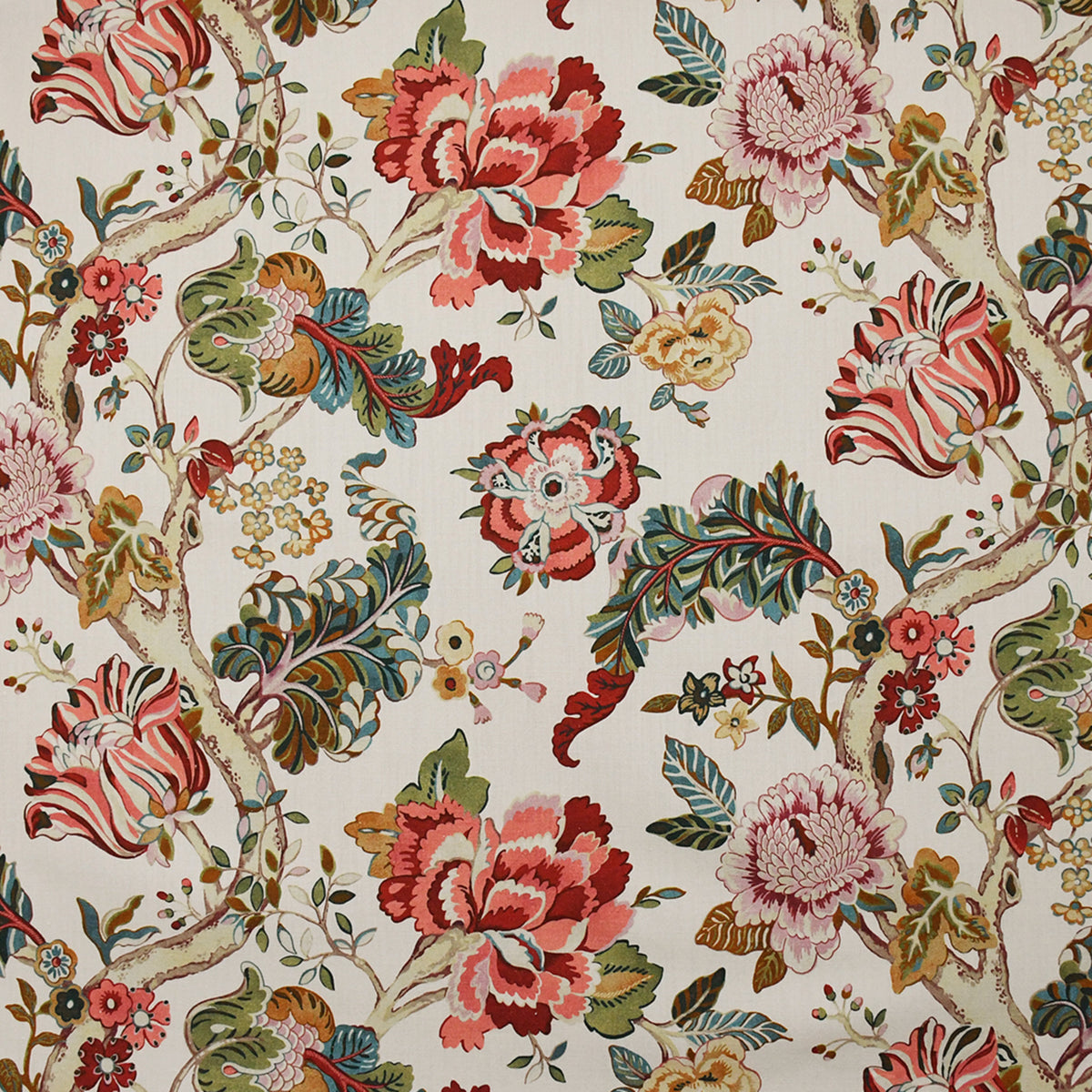 Close-up of Greenhouse Fabrics fabric, perfect for upholstery and home projects.