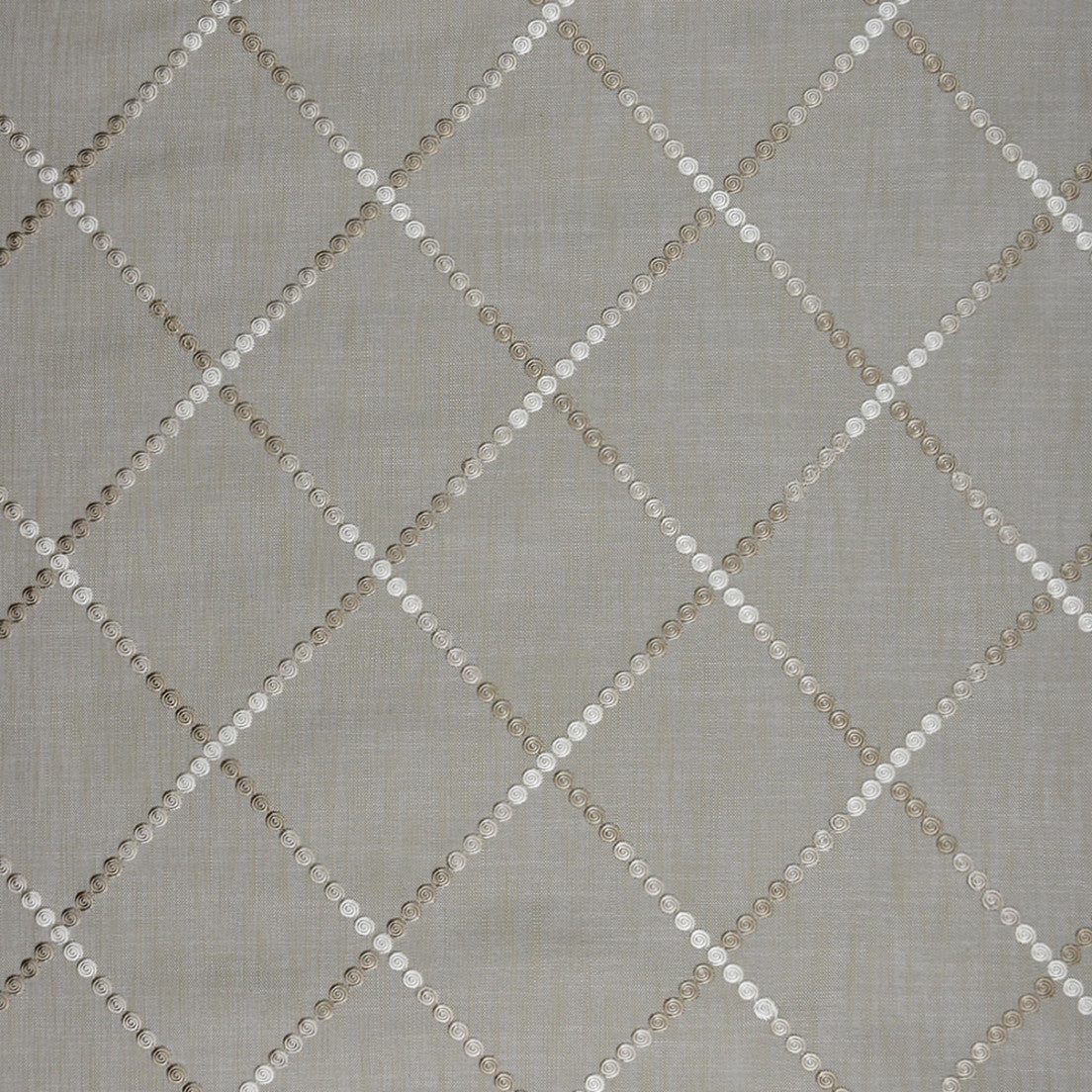 Greenhouse Fabrics S4975 Flax neutral window fabric swatch