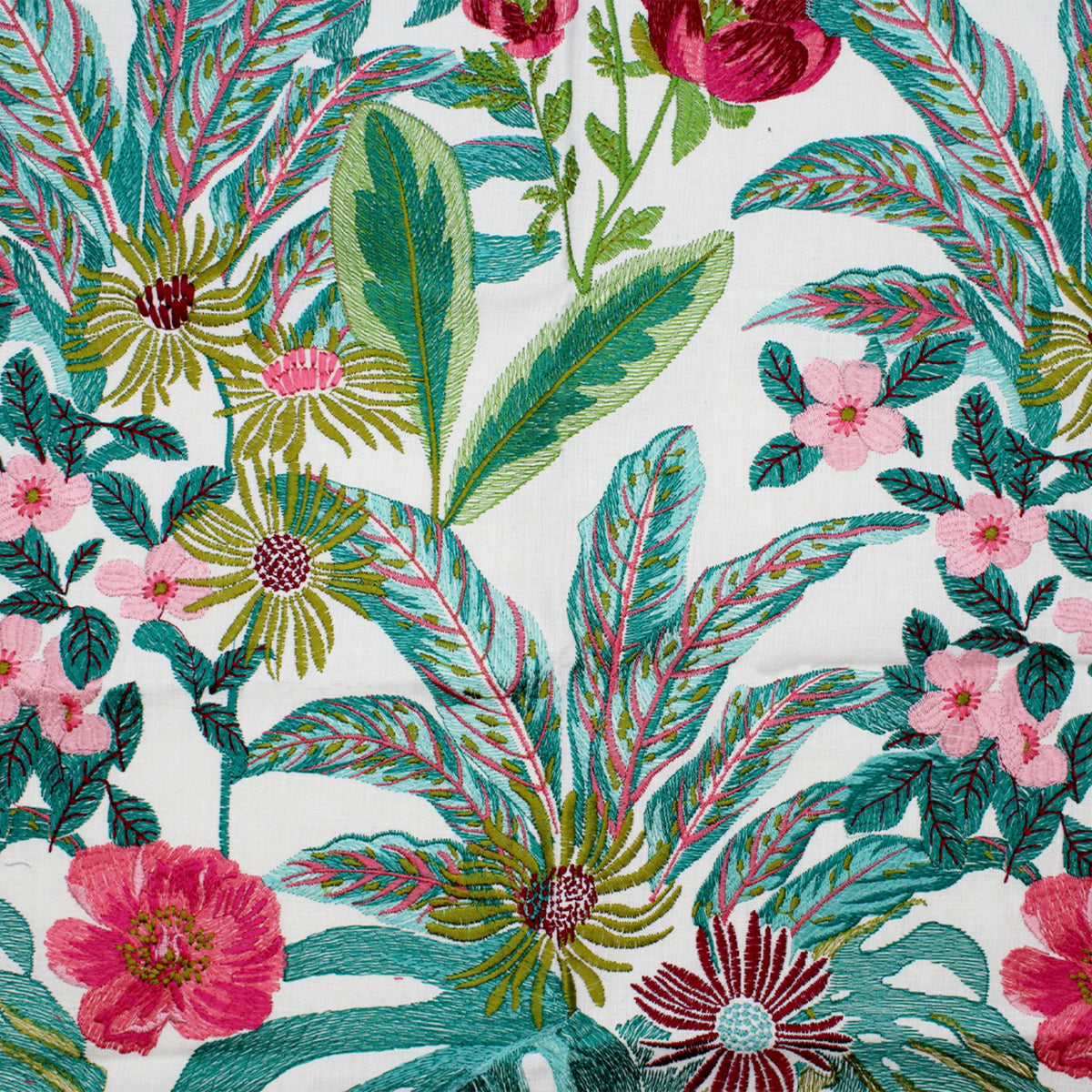Close-up of Greenhouse Fabrics fabric, perfect for upholstery and home projects.
