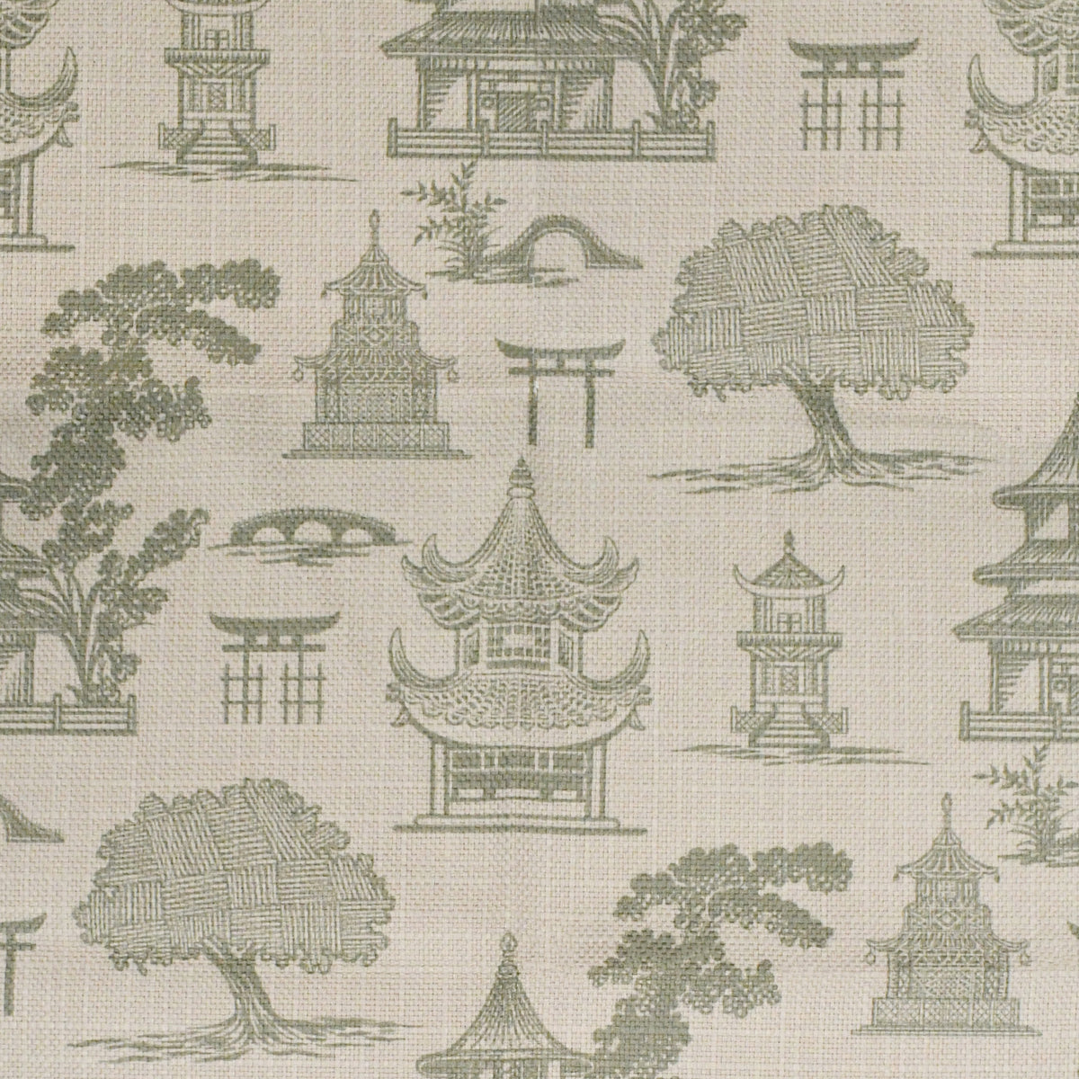 Close-up of Greenhouse Fabrics fabric, perfect for upholstery and home projects.