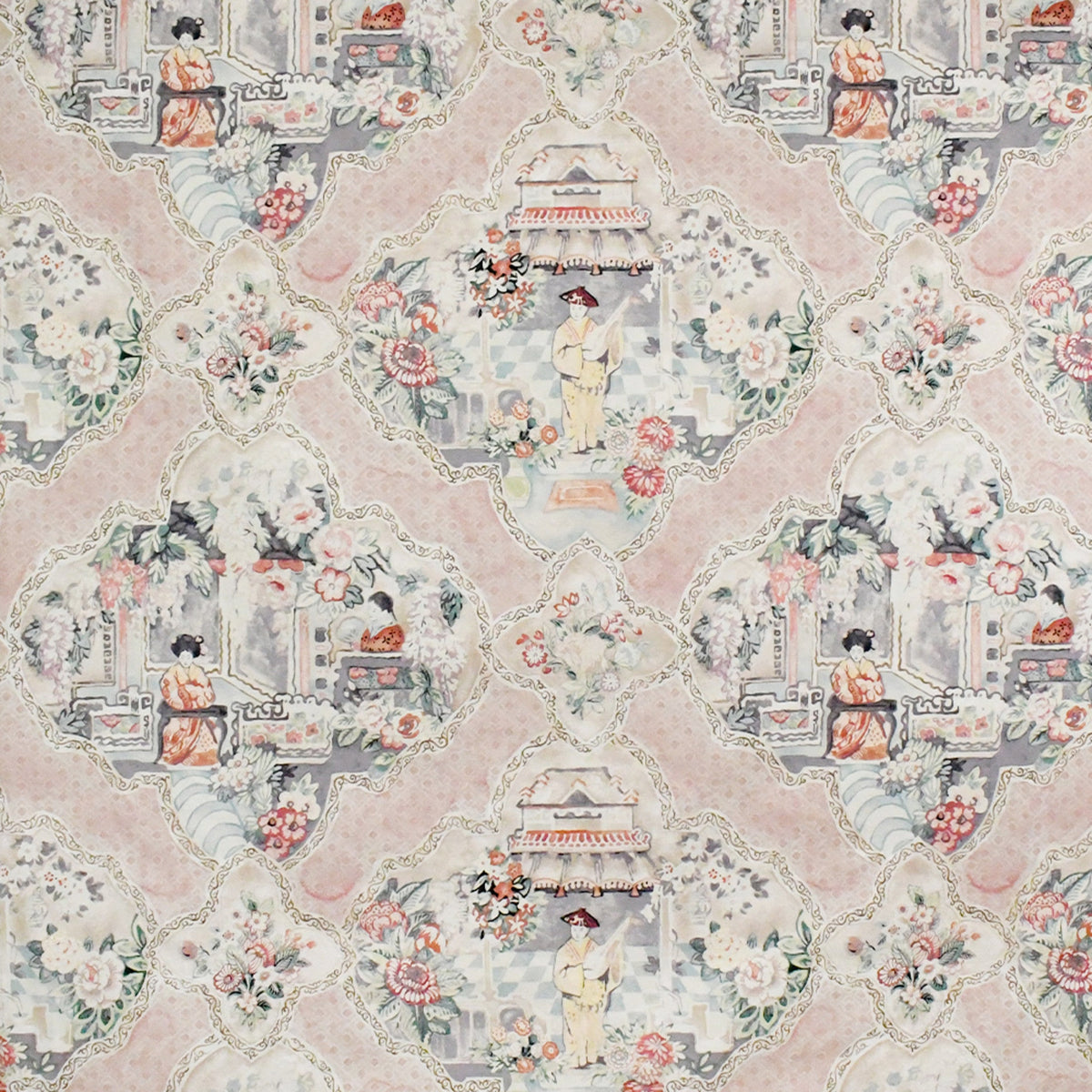 Greenhouse Fabrics fabric displayed for sophisticated decor ideas.