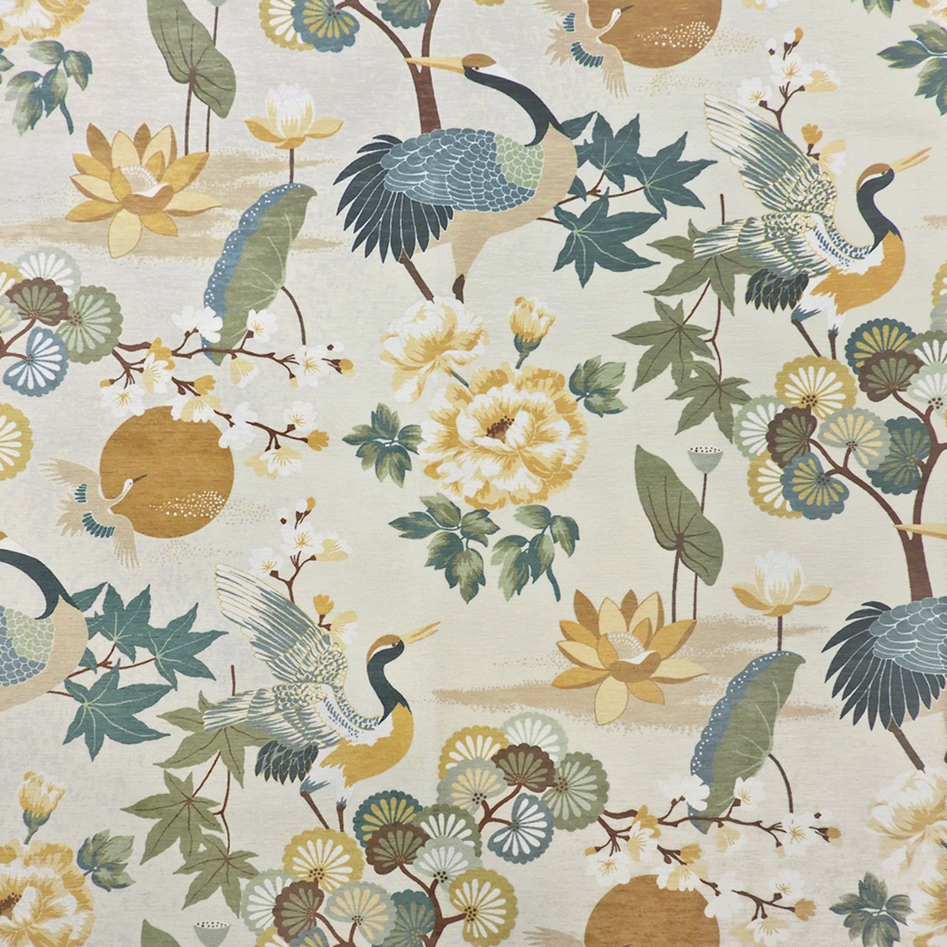 Luxurious Greenhouse Fabrics fabric close-up for enhanced home aesthetics.