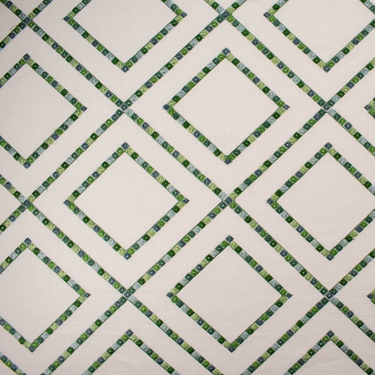 Greenhouse Fabrics fabric displayed for sophisticated decor ideas.